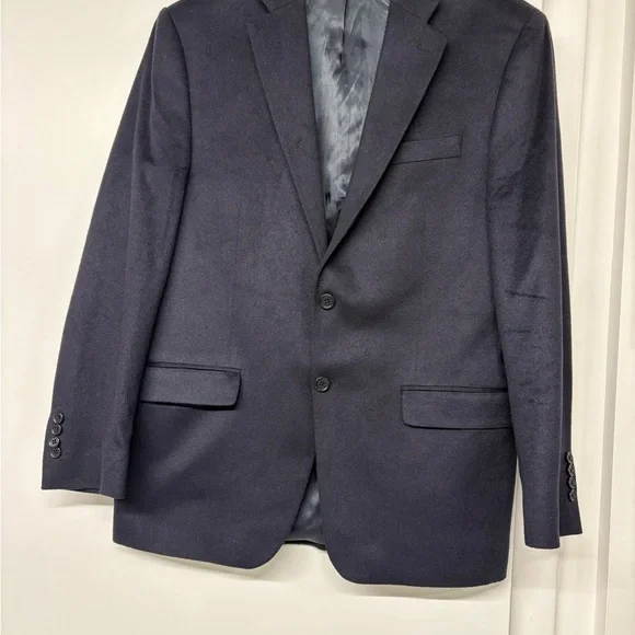 Men’s Neiman Marcus Navy Cashmere Sport Coat New Size 40R